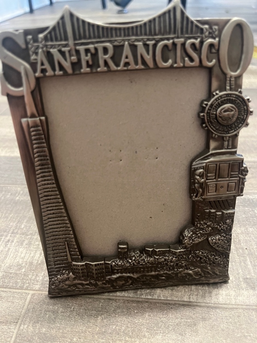 San Francisco Pewter -Tone Decorative Picture Frame by Fashion Trends